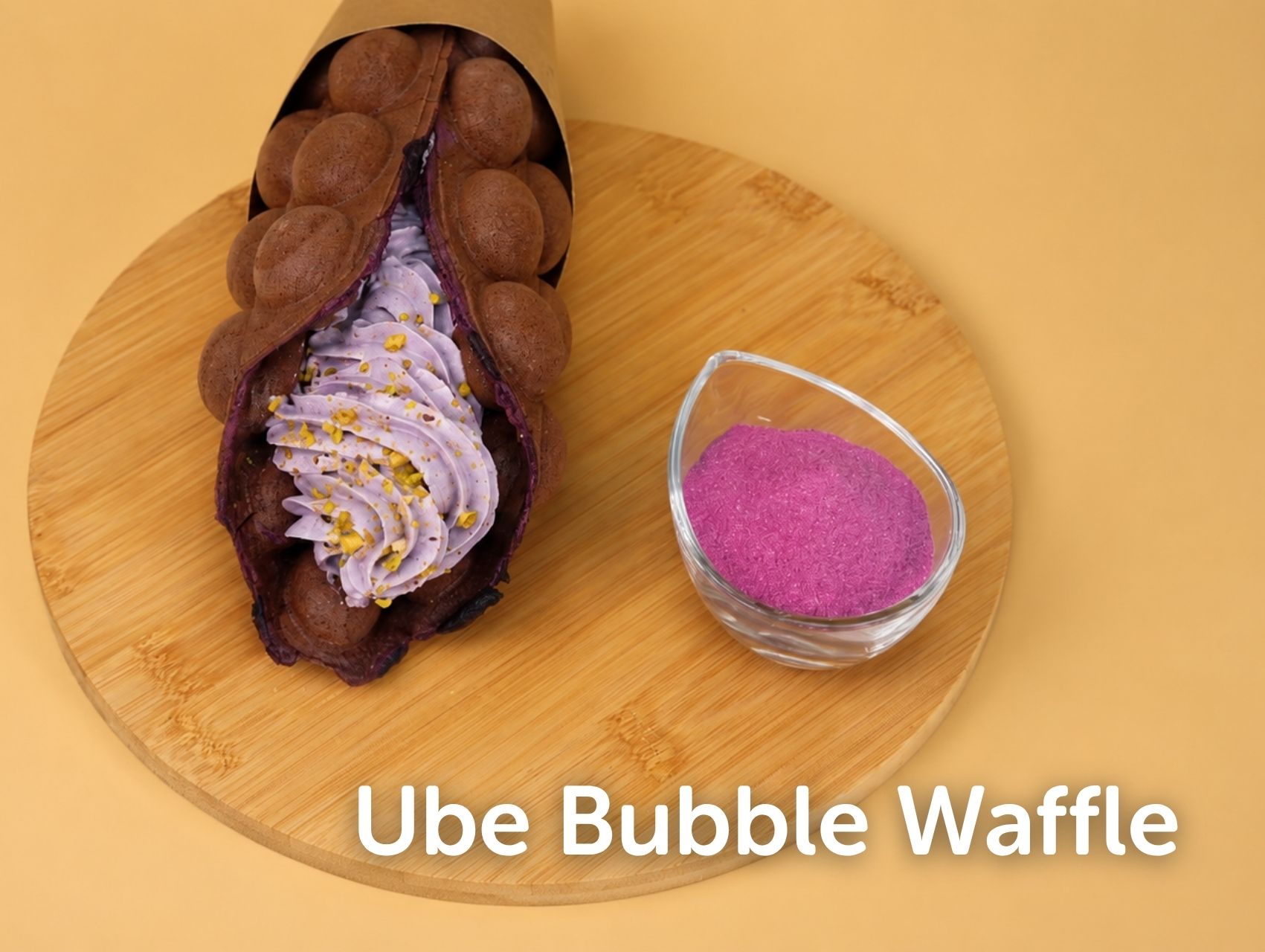 Ube Bubble Waffle